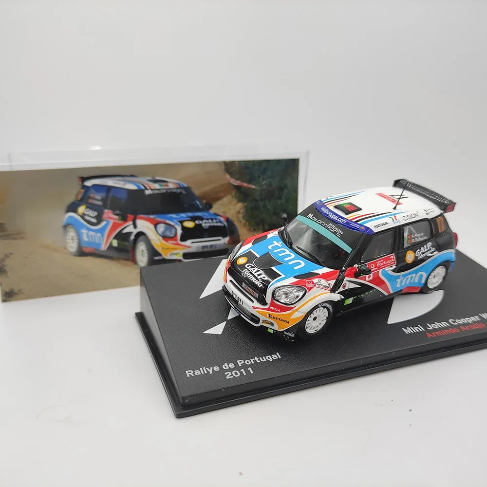 

Diecast Ixo 1:43 Scale Mini John Cooper Works S2000 2011Rally Car Alloy Car Model Collectible Toy Gift Souvenir Display Ornament