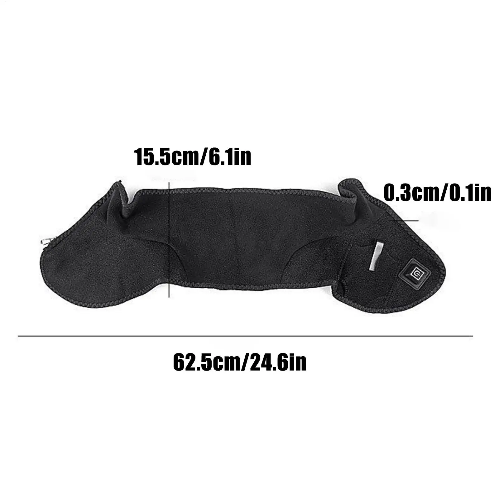 وسادة تسخين كهربائية USB للرقبة والأكتاف، مسامية لتدفئة الطقس البارد للتنقل وركوب الدراجات والتخييم والرجال والنساء