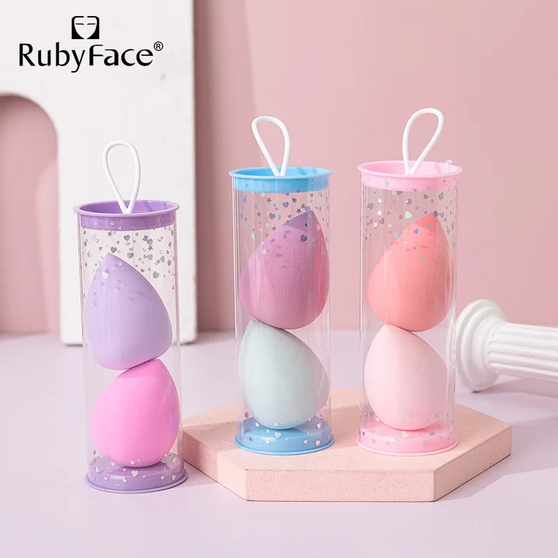 إسفنجة مكياج على شكل دلو ماء على شكل قطرة ماء غير لاتكس، أداة مكياج تجميلية منتفخة