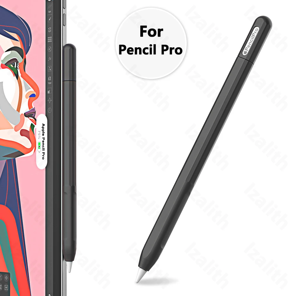 Piórnik do Apple Pencil Pro Dopasowany kolorystycznie miękki silikonowy ultracienki pokrowiec ochronny na iPada Pencil Pro — zdjęcie 7