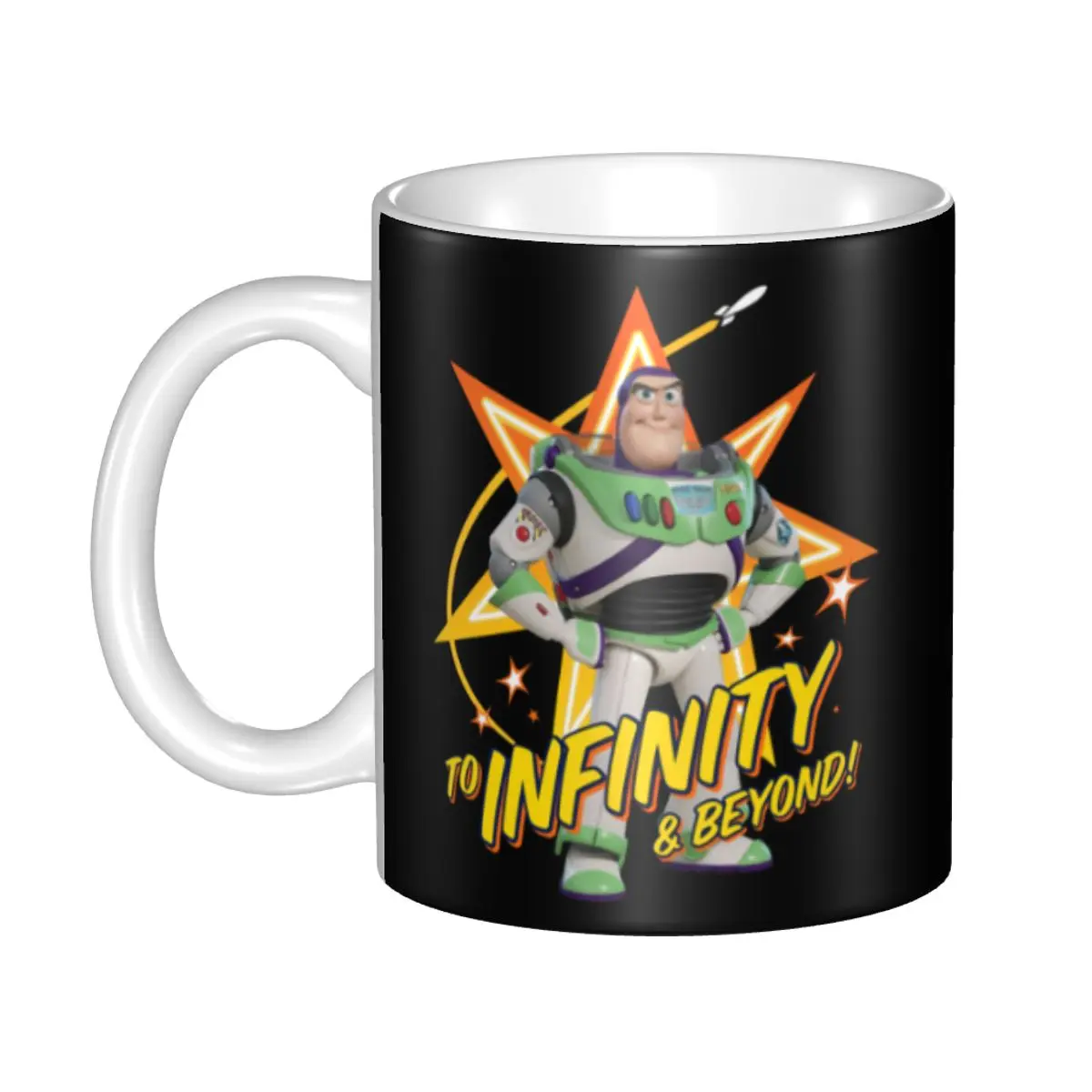 

Personalized Toy Story Buzz Lightyear Mug DIY Ceramic Milk Tea Coffee Cup