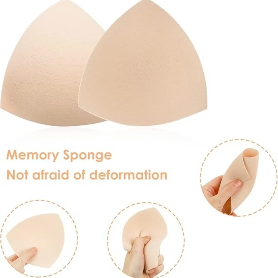 Sports Bras 5 Pairs Bra Inserts Pads Removable Cups Inserts Breast Push Up Bra Insert Pads for Women Bikini Swimsuit Sport Bra Womens Bras