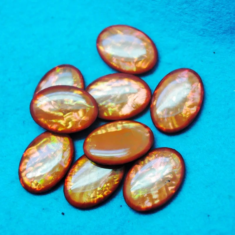11pcs-new-shell-cabochons-abalone-paper-with-plastic-surface-size-18x25mm-oval-shape-diy-jewelry-accessories