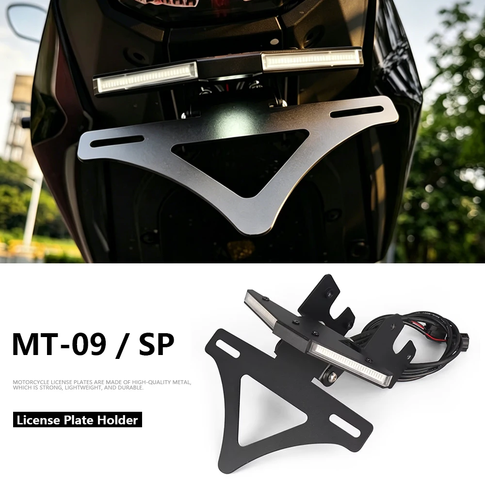 

MT-09 SP 2024 2025 2026 License Plate Holder For YAMAHA MT09 SP MT 09 New Motorcycle Accessories Tail Tidy Fender Eliminator