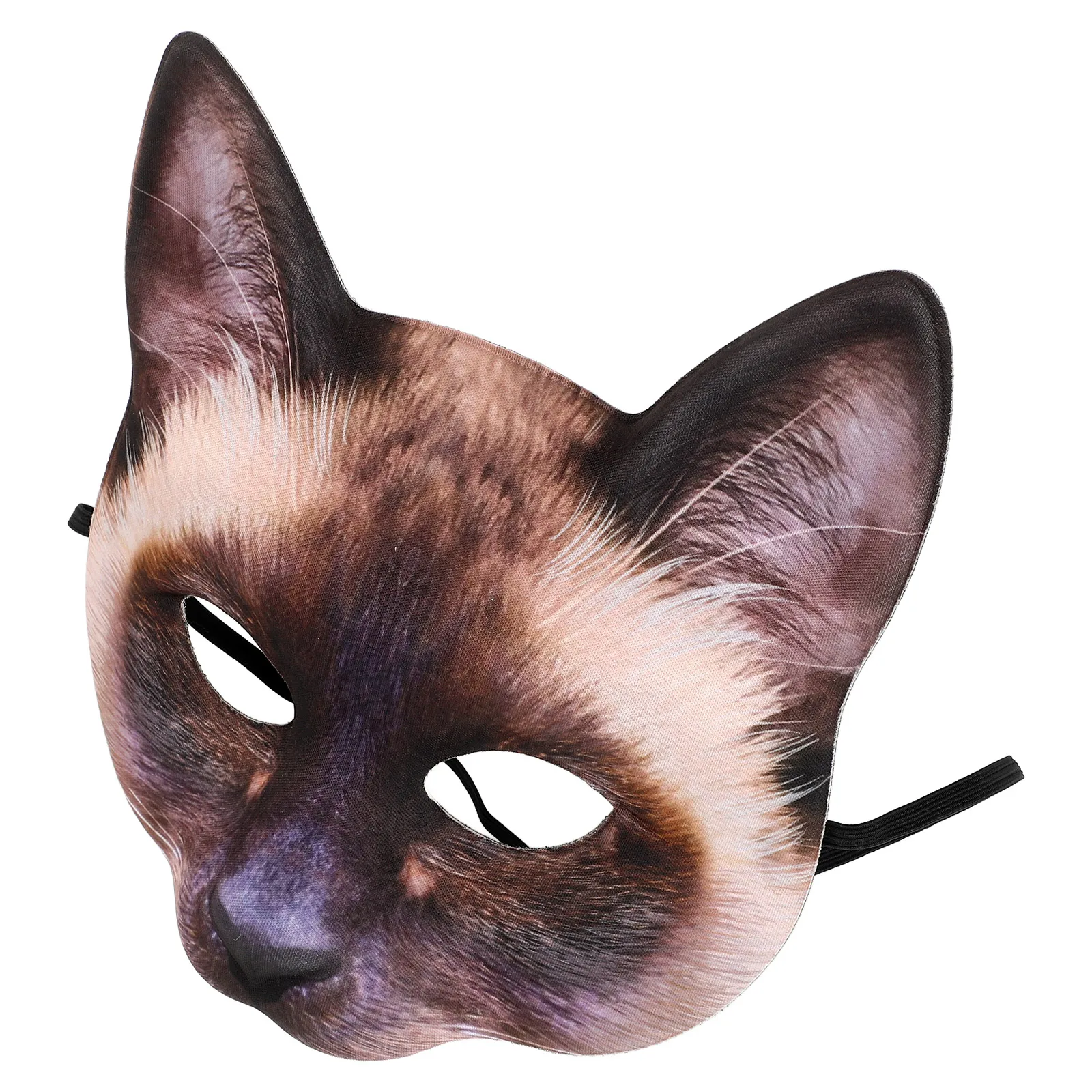 

Cat Mask for Halloween Cosplay Eye Masquerade Costume Face Half Eyes Fun Make up Woman