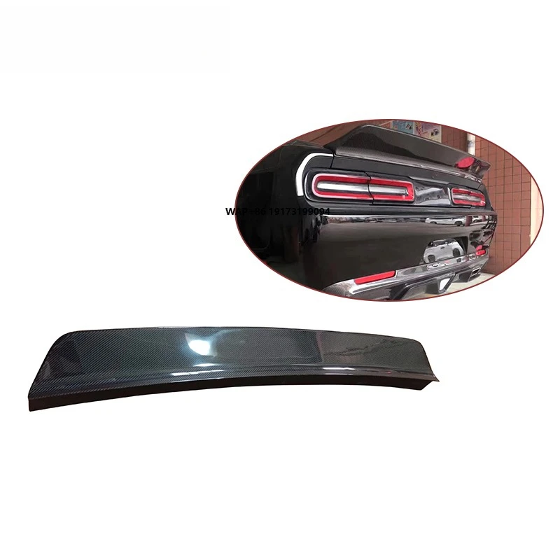 

High Quality New Carbon Fiber Rear Spoiler for Dodge Challenger SRT Trunk Spoiler Lip Guide Wing Lip Rear Wing Body Kit Bumper