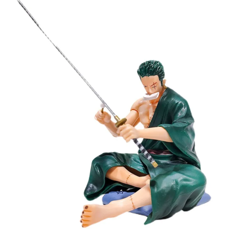 One Piece Anime Action Figure, Decoração do Painel do Carro, Ornamento Modelo, Chute Chamas, Sanji Brinquedos Periféricos, Luffy, Ace, Edição de aniversário