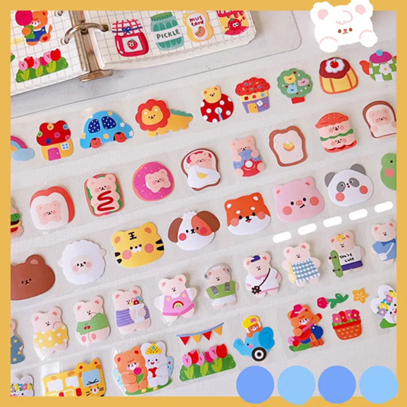 Cinta adhesiva Washi para mascotas, etiqueta adhesiva de 3Cm x 3M con dibujos Kawaii Adorable, gato, cerdo, perro, animales