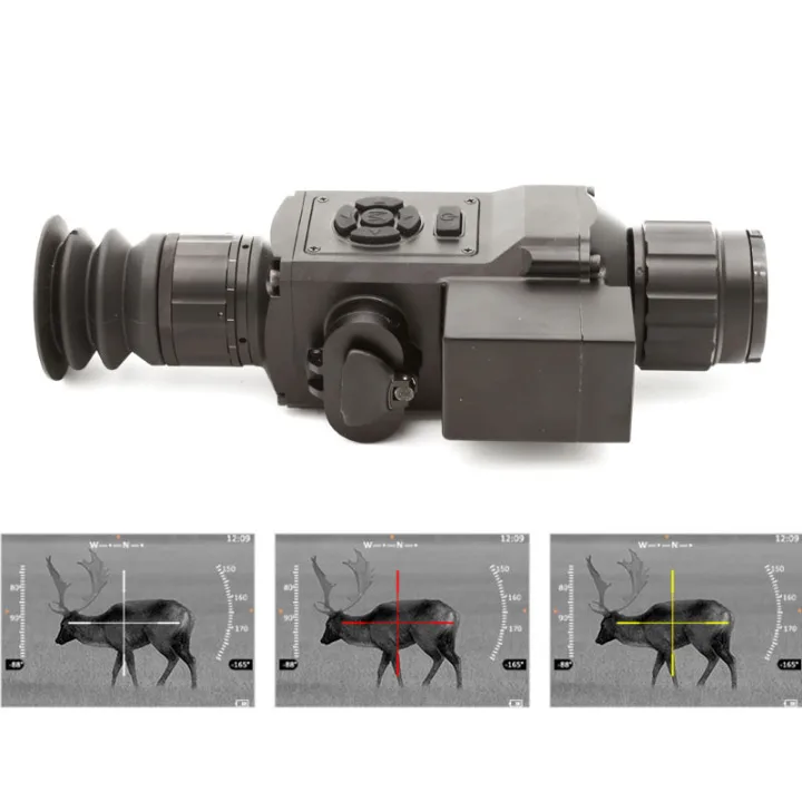 Tactical high resolution OLED 1024*768 thermal imaging 600m LRF IP67 day and night visio sight