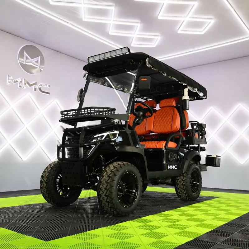 48V 72V Lithium Sightseening Hunting off Road Golf Club Car Utility vehicle 2/4/6/8 Passenger Street Legal Electric Golf Cart