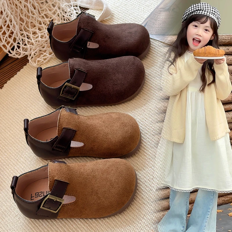 

Children's Casual Shoes 2-18 Years Old Yellow Shallow Mouth Boys Girls Single Shoes Four Seasons Soft Non-slip Kids Flat Shoes