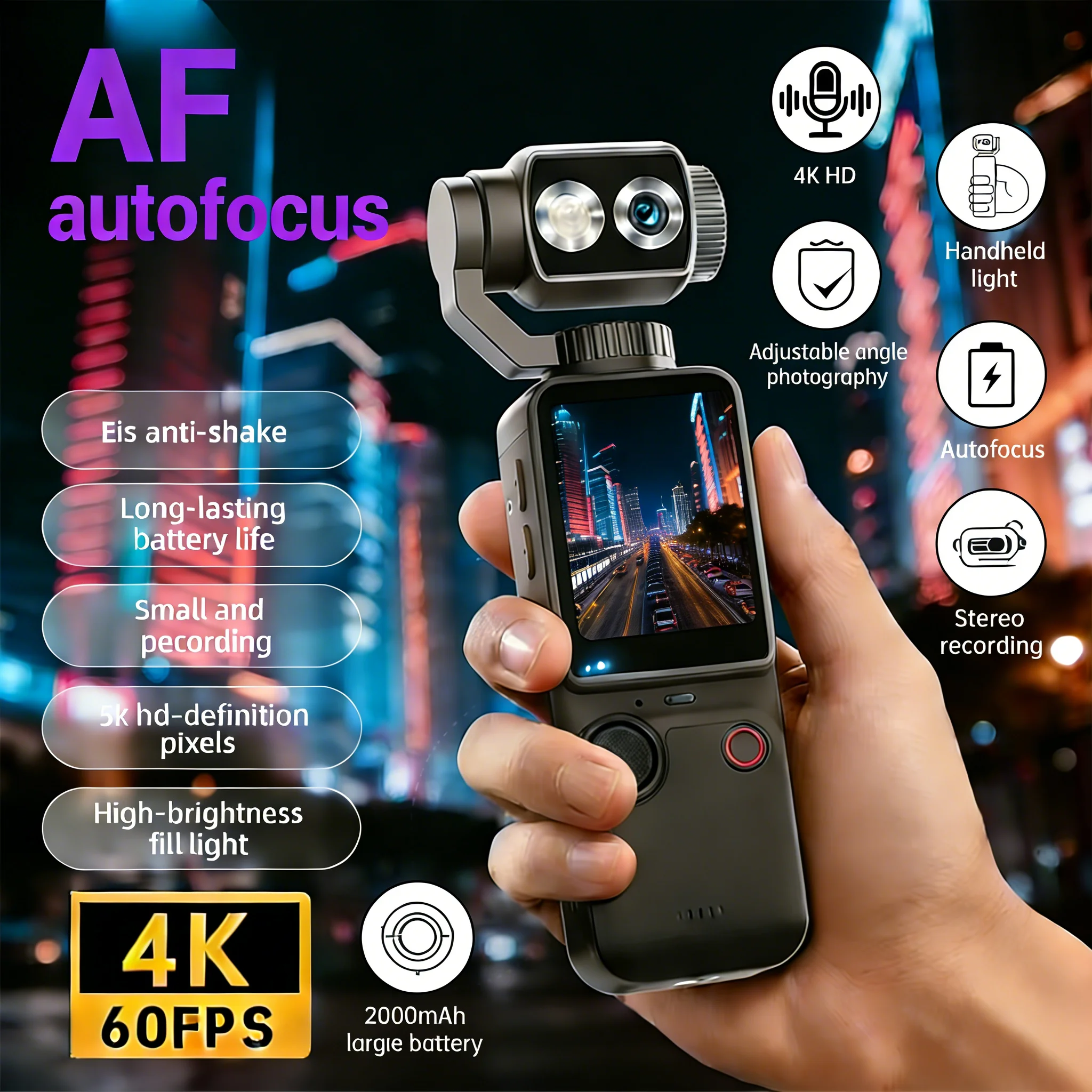 4K Vloging Camera T…