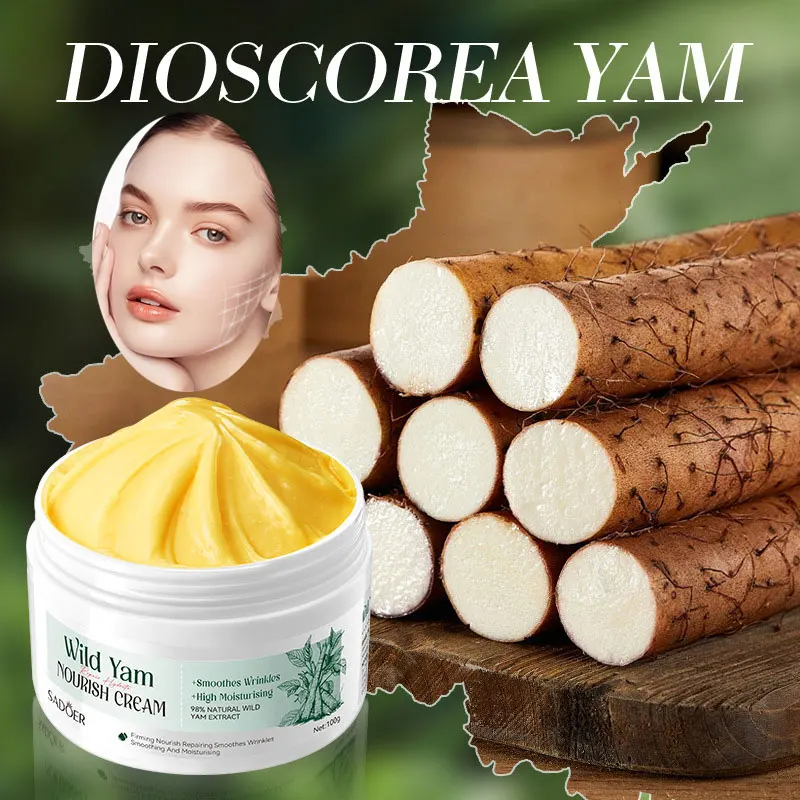 

SADOER Yam Repair Увлажняющий крем Гладкие тонкие линии Укрепляющий коррекция кожи Восстановление кожи Отбеливание Средства по уходу за кожей