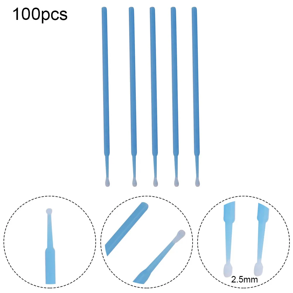 100 Piece Disposable Touch-Up Paint Brushes with 2.5mm Microfiber Tips for Accurate Automotive Paint Application