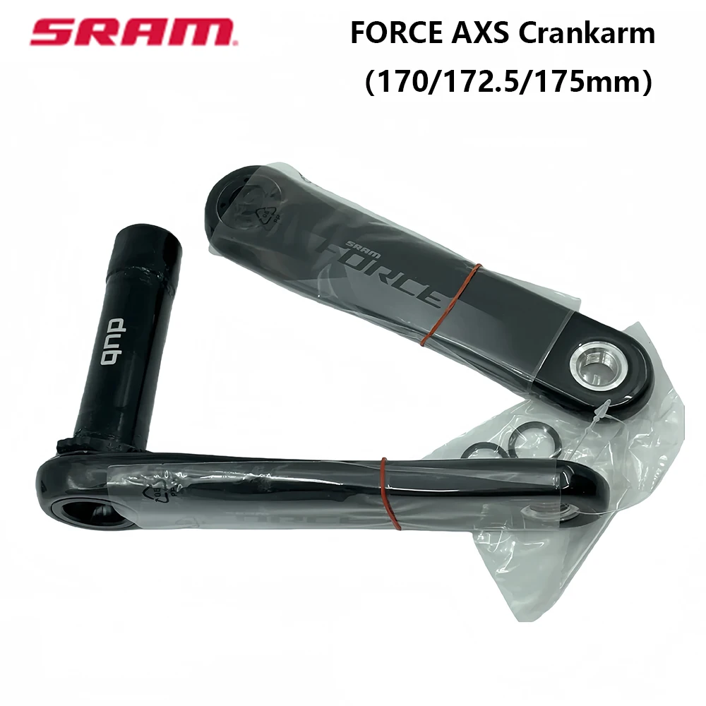 

SRAM Force AXS Crankarm Assembly 8-Bolt Direct Mount DUB Gloss Carbon-Aluminium 170/172.5/175mm Road Bicycle Crank Assembly