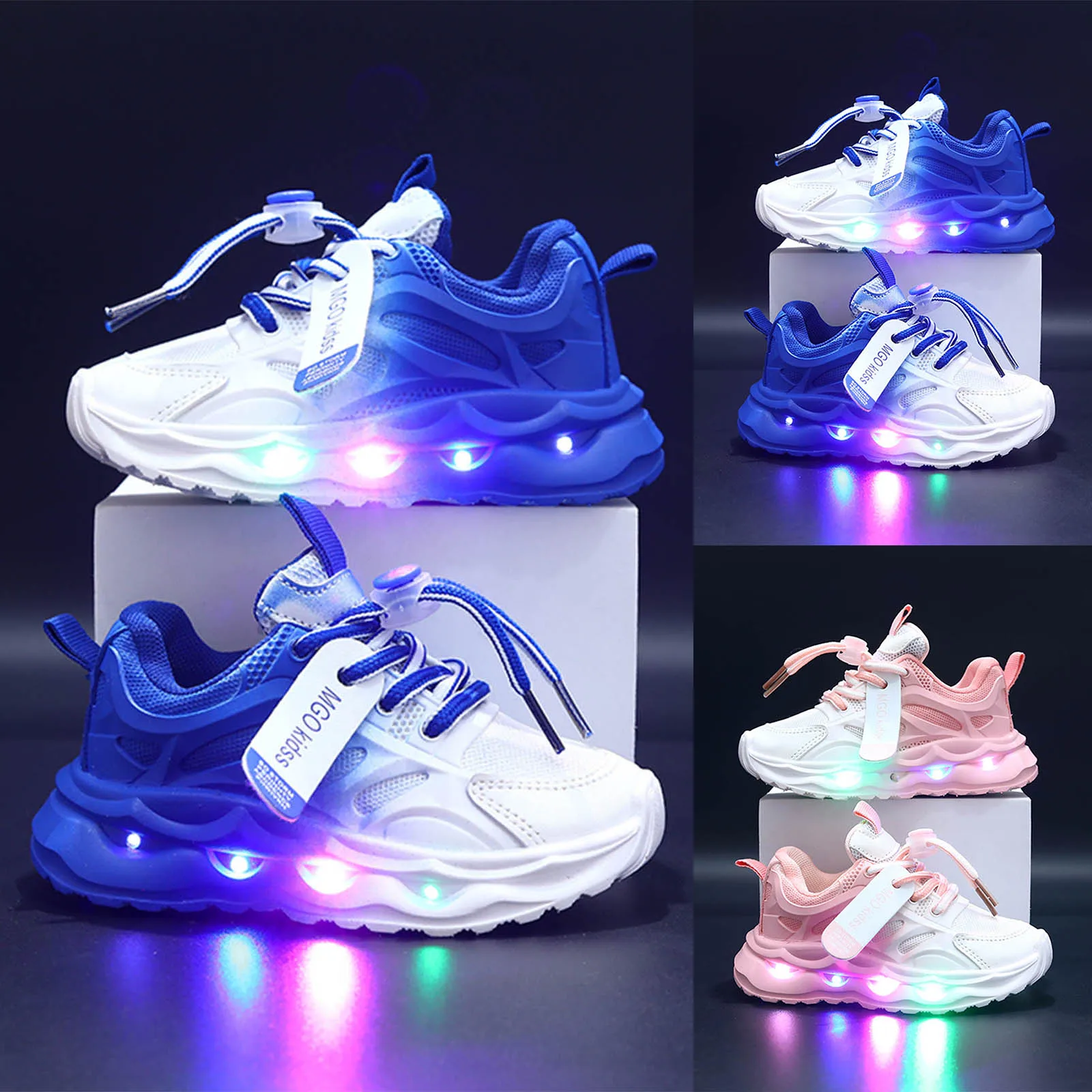

Toddler Sneakers Girls LED Light Up Shoes For Girls Toddler Walking Shoes Girls Kids Children Baby Casual Size 12 Girls Sneakers