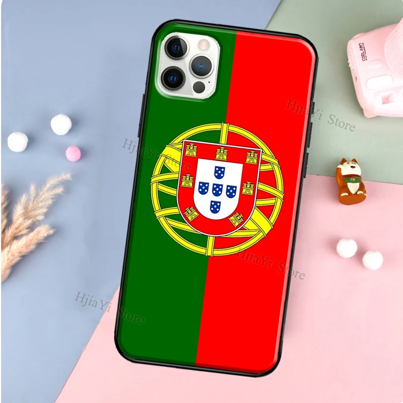 Portugal Flag Case For iPhone 13 12 Pro Max 12 Mini X XR XS Max 11 Pro Max 7 8 Plus SE 2020 Phone Cover