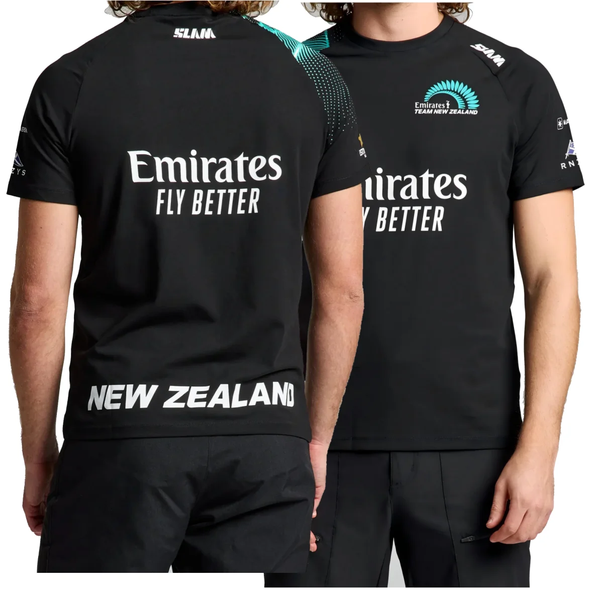 2025 كأس أمريكا الجديد الإبحار المنافسة فريق الإمارات نيوزيلندا تنفس تي شيرت المشجعين تنفس س الرقبة قصيرة الأكمام