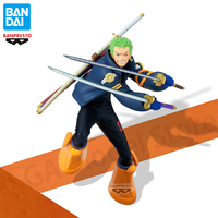 In Stock BANDAI Genuine Banpresto Anime ONE PIECE BRC Roronoa Zoro Egghead PVC Action Figure Anime Collectible Model Toys Gifts