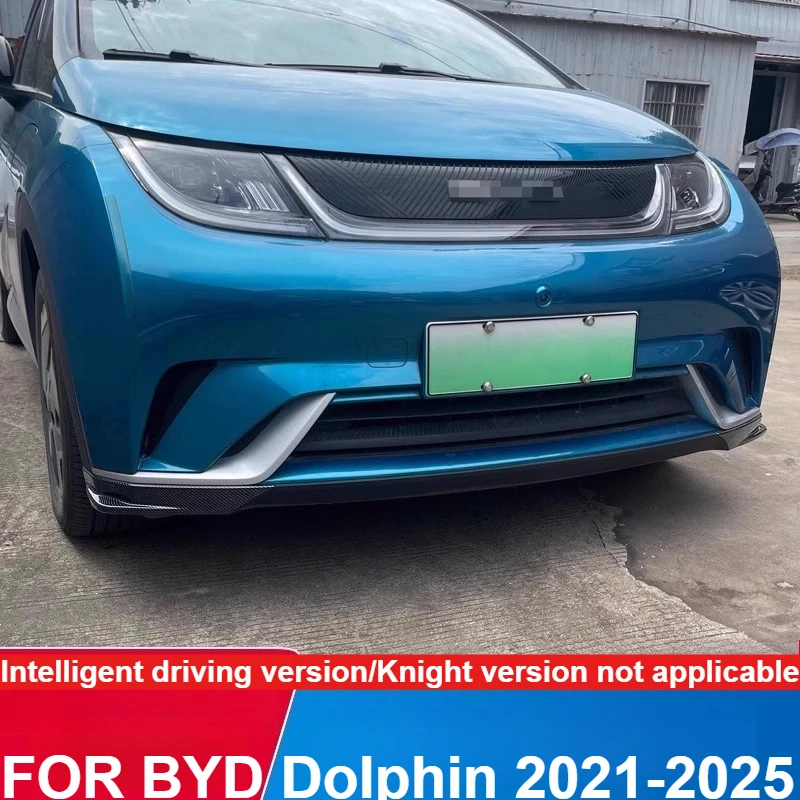

Боковая защита переднего бампера, наклейка, накладки, угловая полоса переднего бампера из АБС-пластика для BYD Dolphin 2021-2025, внешние аксессуары