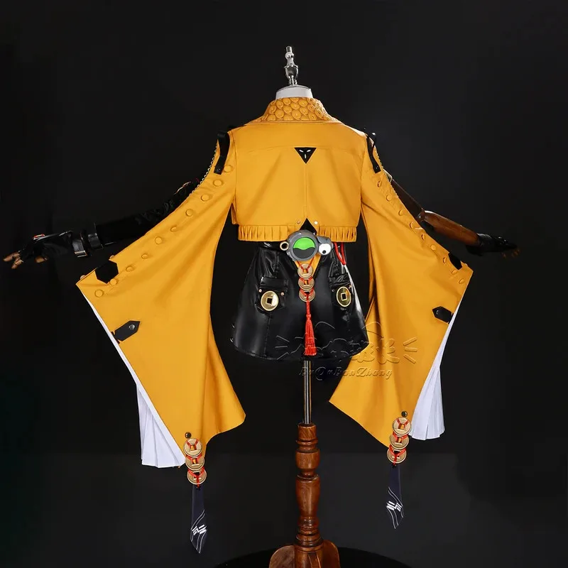 

zizi 2025 Game Zenless Zone Zero Yixuan Косплей Костюм Комбинезон Пальто Полный комплект ZZZ Yi Xuan Парик Сапоги Карнавал Хэллоуин Вечеринка Un