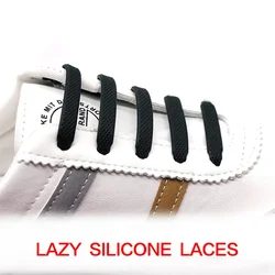 No Tie Silicone Creative Lazy Elastic 16pcs/lot 13Colors Shoelaces Fits Kids/adult Quickly Put on And Off Shoelaces Accessories