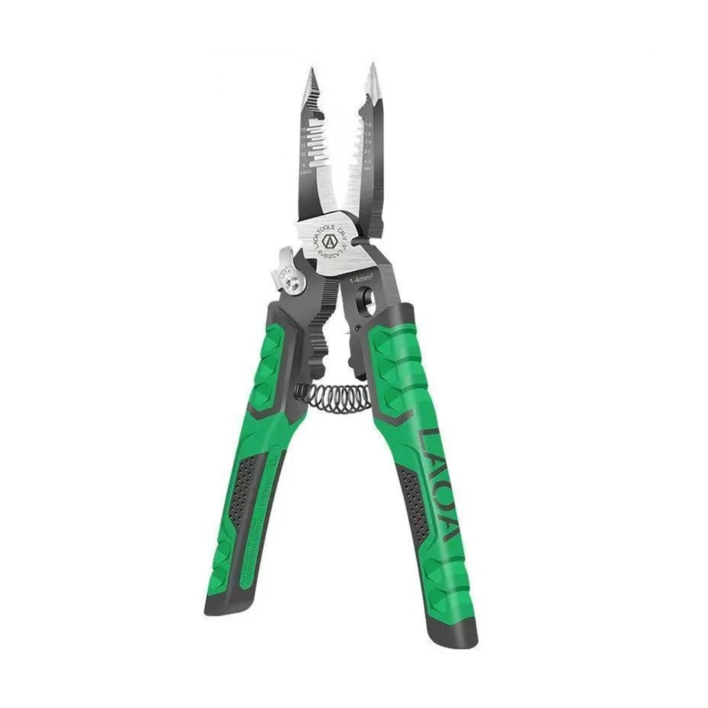 

Electrician Pliers Needle Nose Pliers 9 in 1 for Clamping Screwing Wire Stripping Cable Cutting Wire Splitting