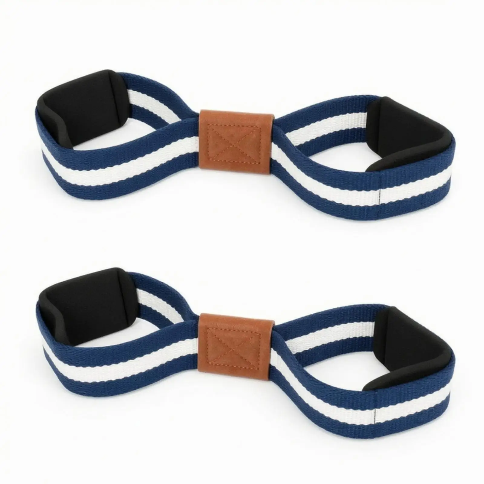 8 Figure Lifting Straps for Deadlift Grip Aid Heavy Duty Wrist Support for