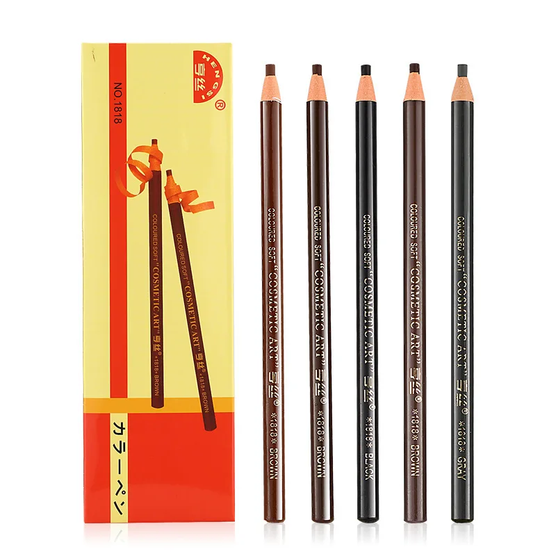 Eyebrow Pencil Waterproof Eyebrow Pen Tint Tattoo Stencil Natural Long Lasting Cosmetics Eyebrows Makeup Eye Brow Liner Pencil