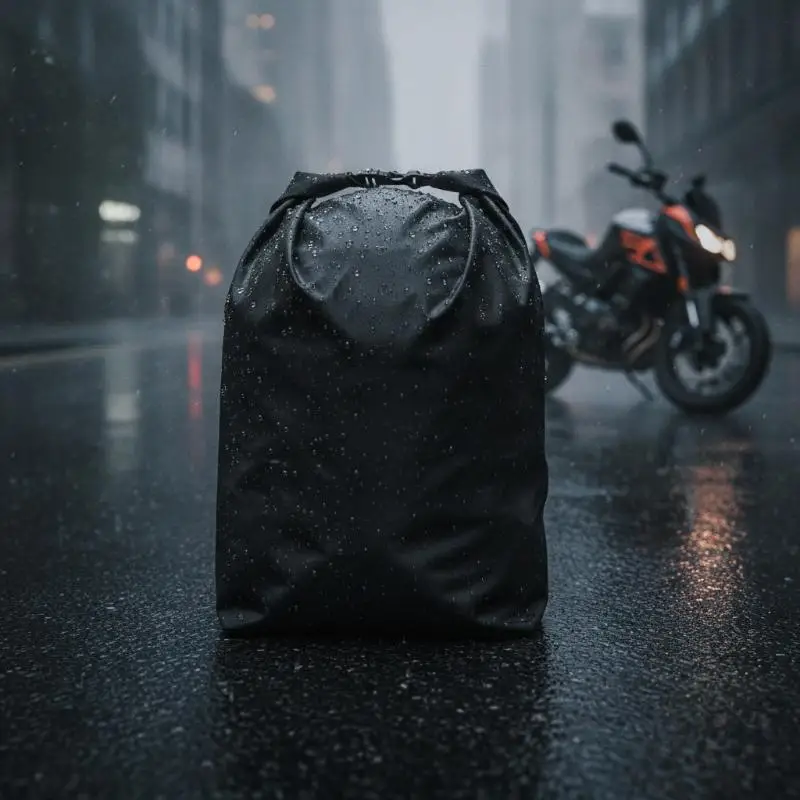 Portable Travel Motorcycle Waterproof Bag With Combination Lock Anti Theft Motorbike Helmet Storage Luggage Tool 1PC