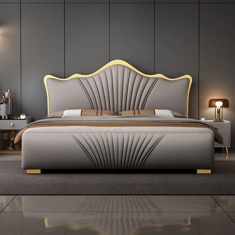 

180x200cm Double Family Bed King Size Adults 150x200cm Queen Bed Frames Headboard 2 People Floor Storage Home Bedroom Furniture