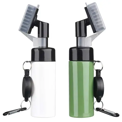 Professional Golf Club Cleaner Brush with Leakproof Water Tank, Golf Groove Cleaner Tool with Squeeze Bottle Golf Accessories