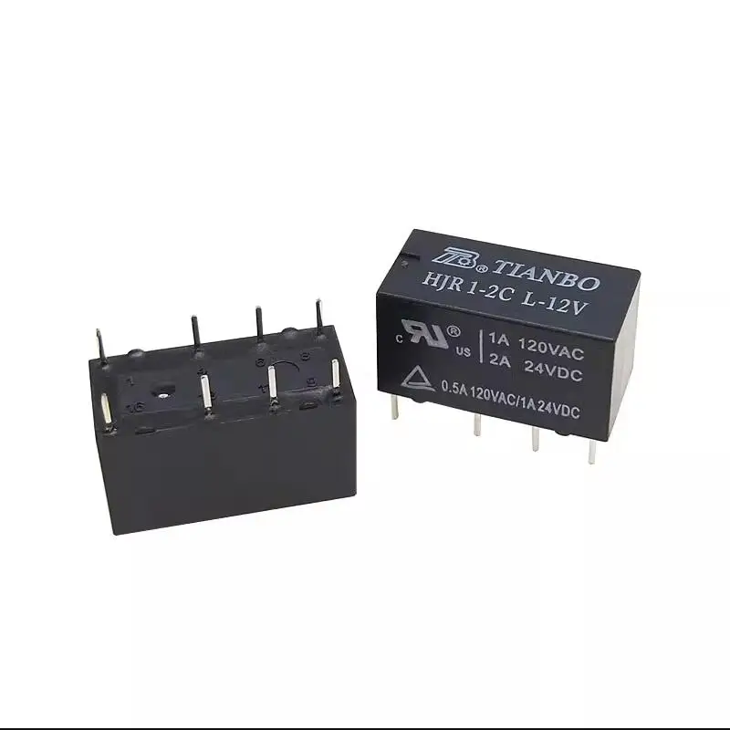 

HOT NEW HJR1-2C-L HJR12CL 12VDC DC12V 12V 2A relay 8PIN