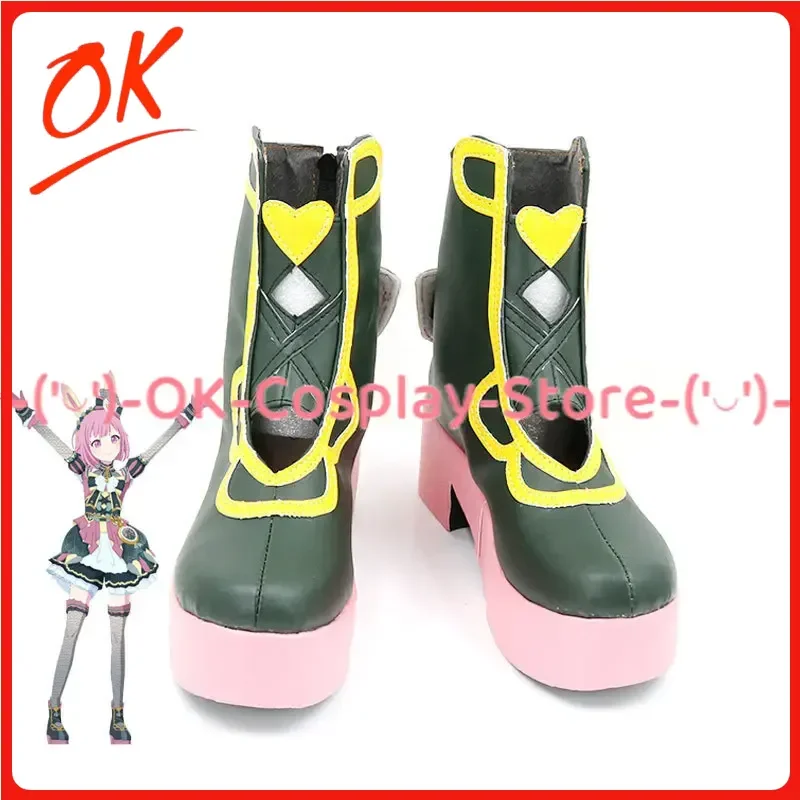 [Customized Size] Project SEKAI Ootori Emu Cosplay Shoes Anime Ootori Roleplay Prop Halloween Carnival Party Boots PU Leather