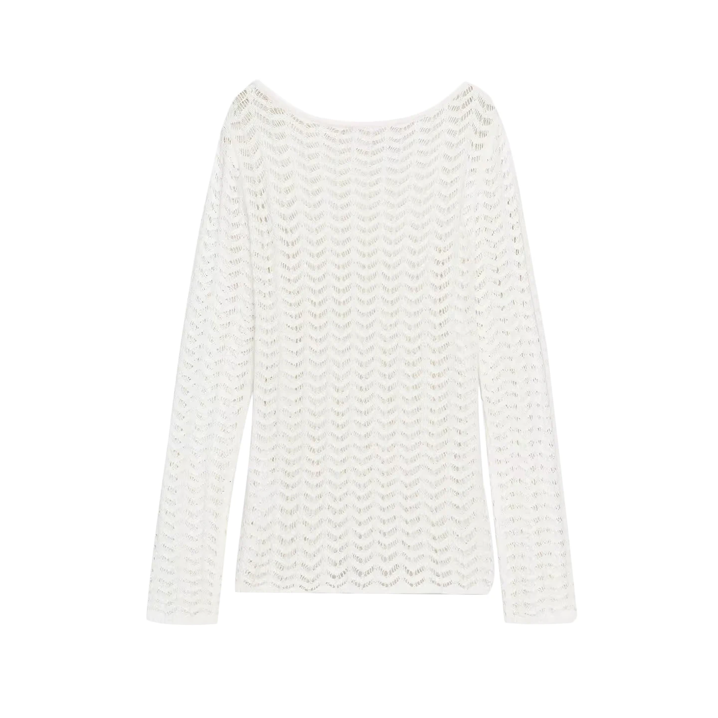 

Z Women's Faion Knitwear Loose Texture Open Front Long Sve Polyester Fiber Commute Sle Summer New Arrival