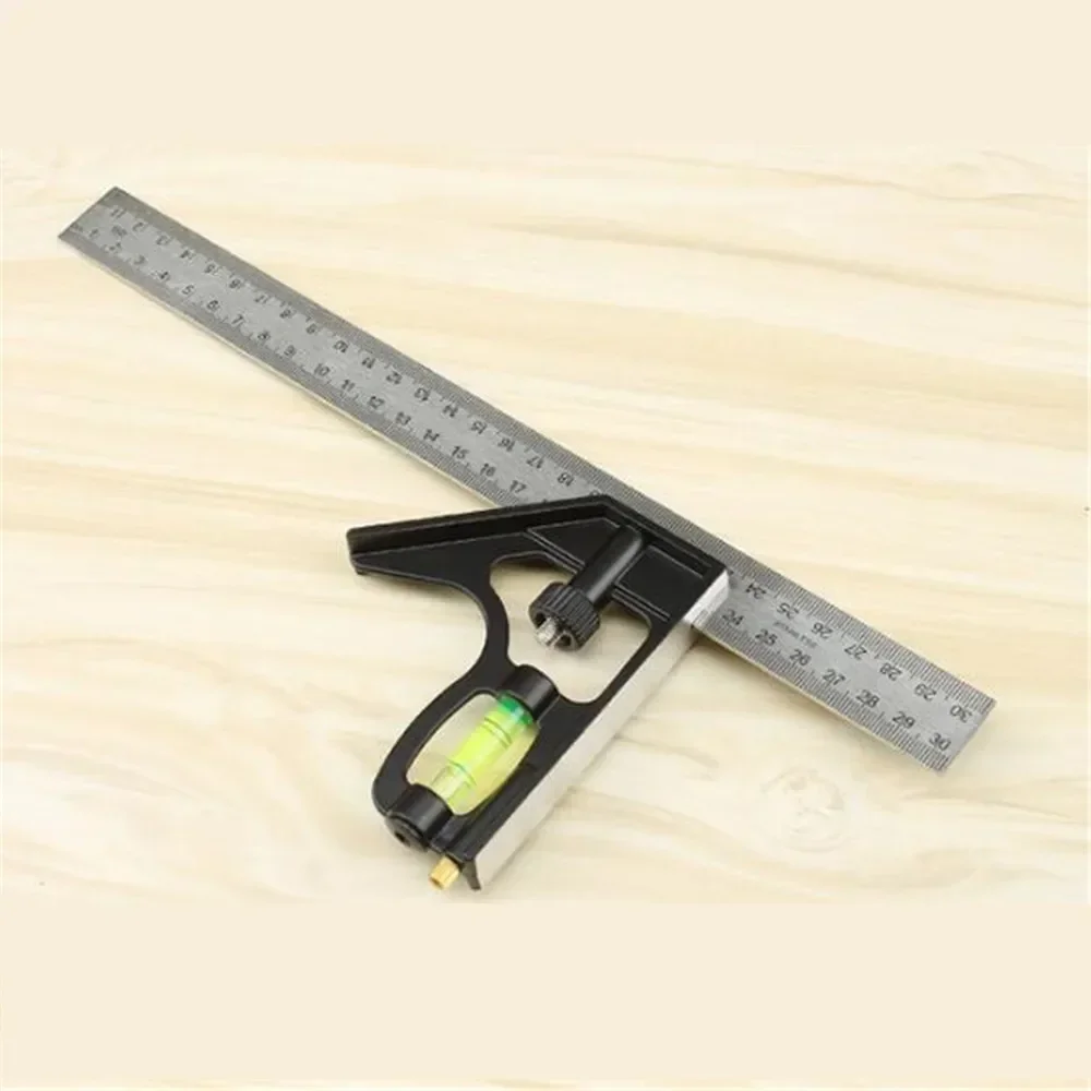 Woodworking Multi-function Movable Square High-precision Stainless Steel Universal Angle Ruler Universal Level