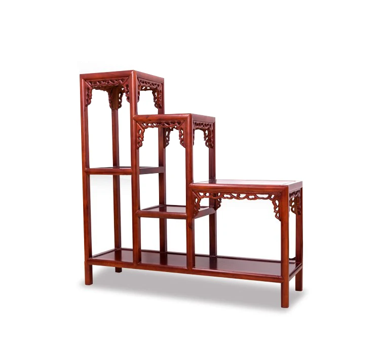 

Solid wood flower stand flower stand indoor multilayer wooden pot new Chinese plant rack stand