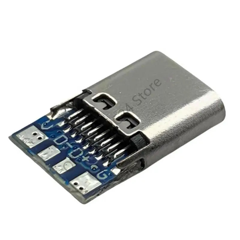 H7BA Double Side Plugs Type C Connectors with Welding wire for Highly speed Data Transfer