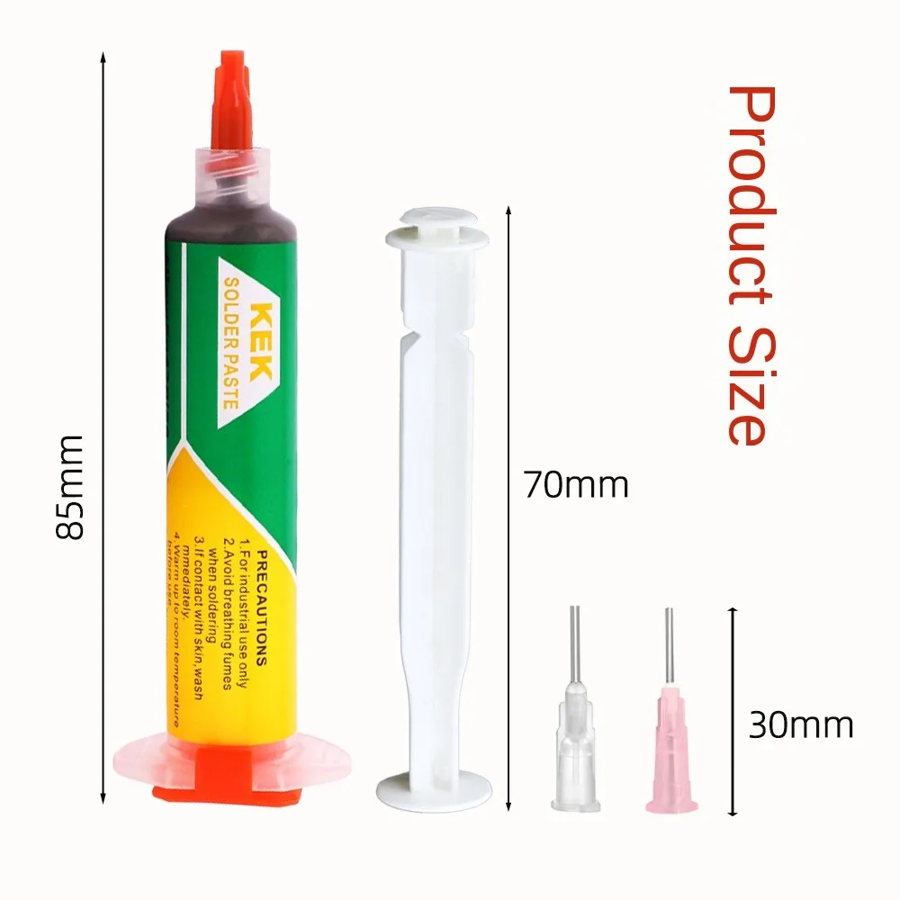 20g of needle tube solder paste 183 ° C medium temperature Sn63 needle tube solder paste, bga soldering flux