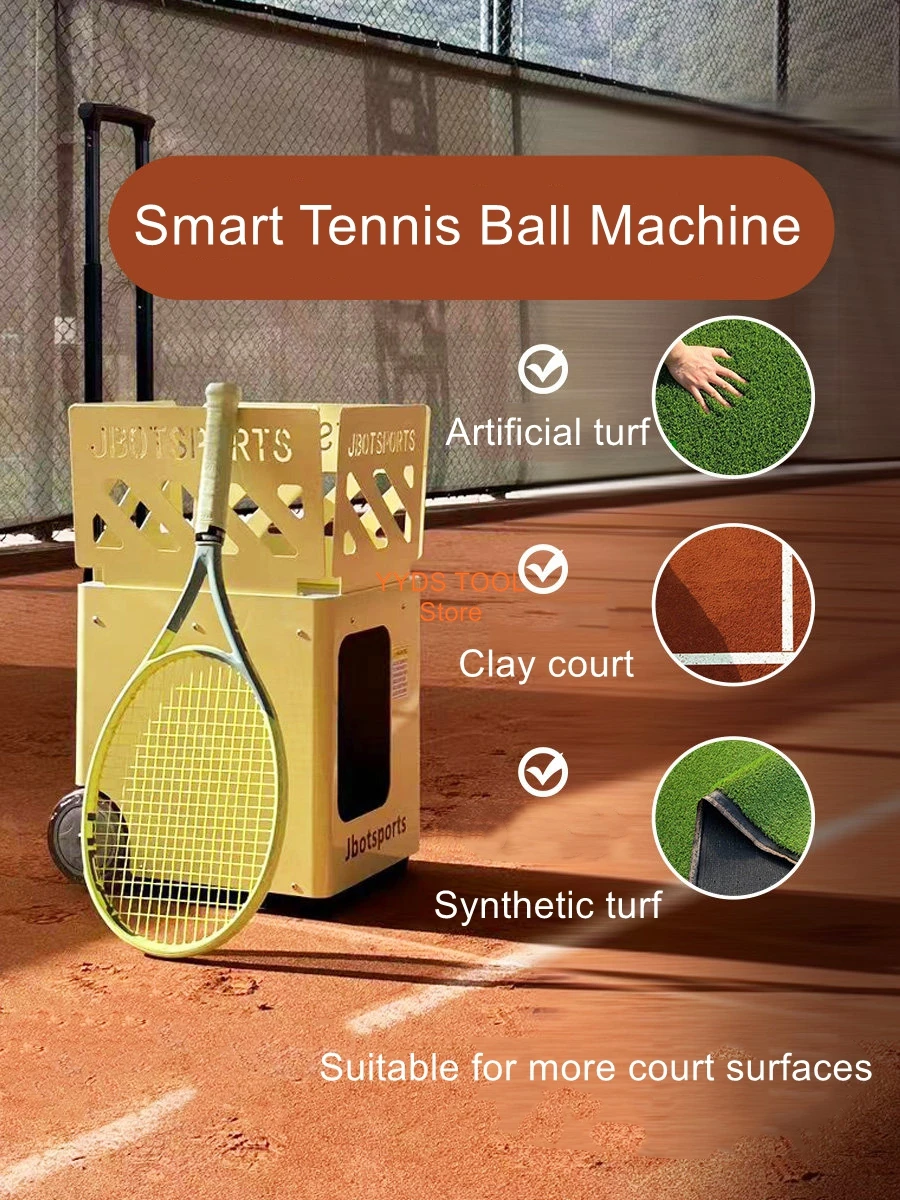 JT-M5 Tennis Serve Trainer Multi-Combination Serve & High-Pressure Volley Lightweight Portable Model