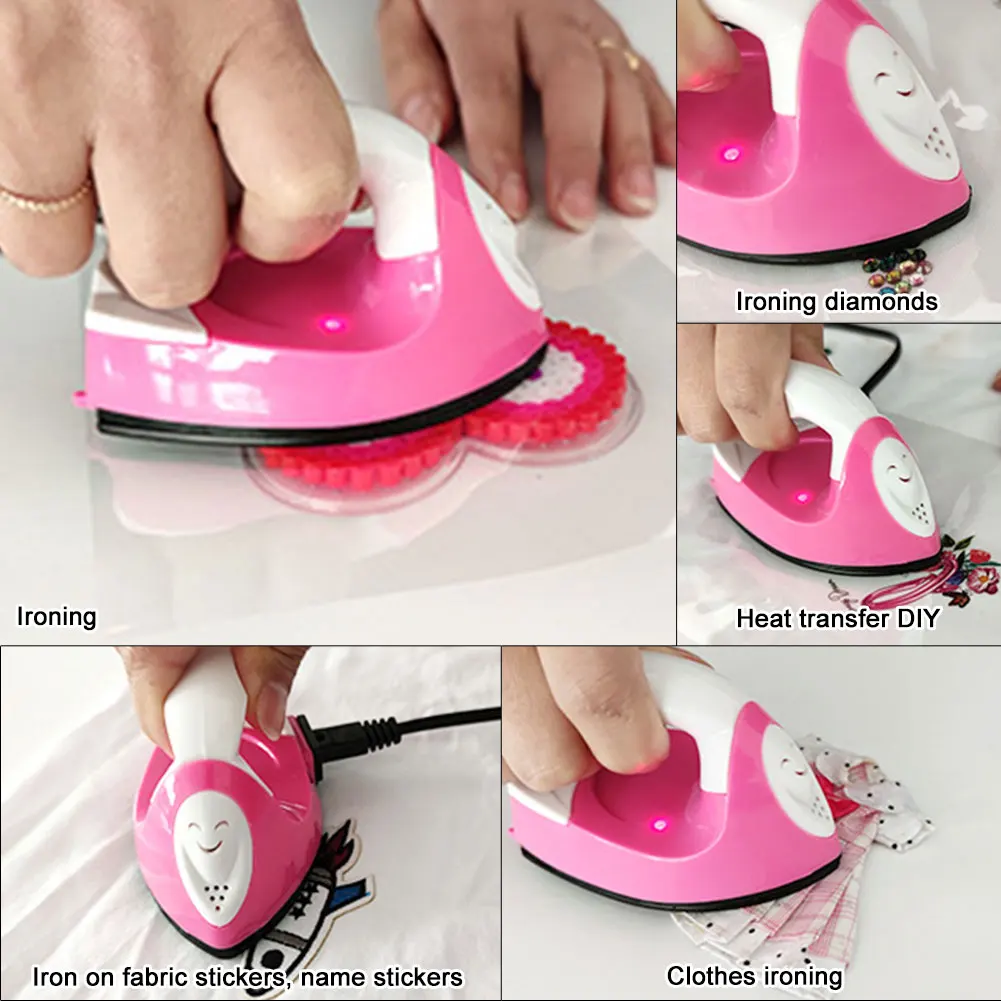 DIY Handheld Mini Iron Portable Electric Versatile Craft Clothes Sewing Supplies