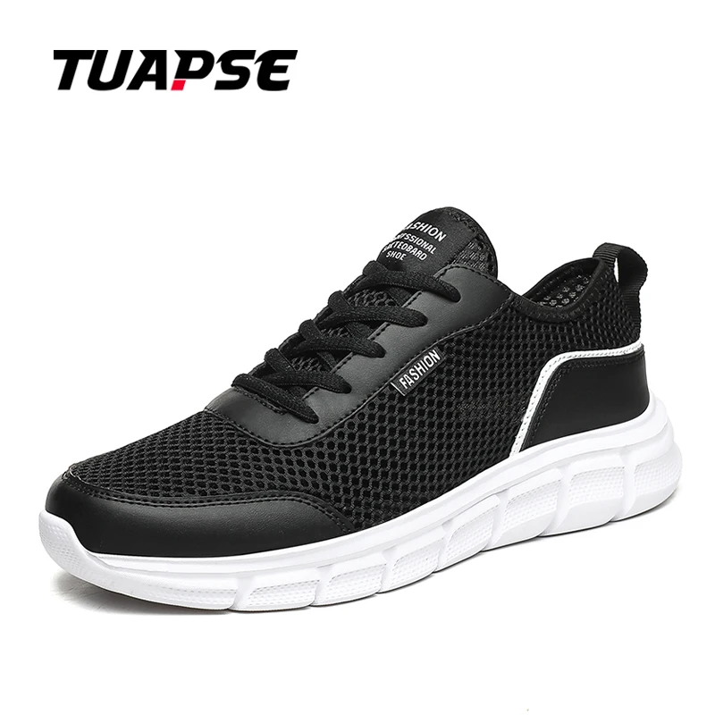 

TUAPSE Men Running Sport Shoes Classical Mesh Breathable Casual Shoes Men Fashion Lightweight Sneakers Plus Size 39-48