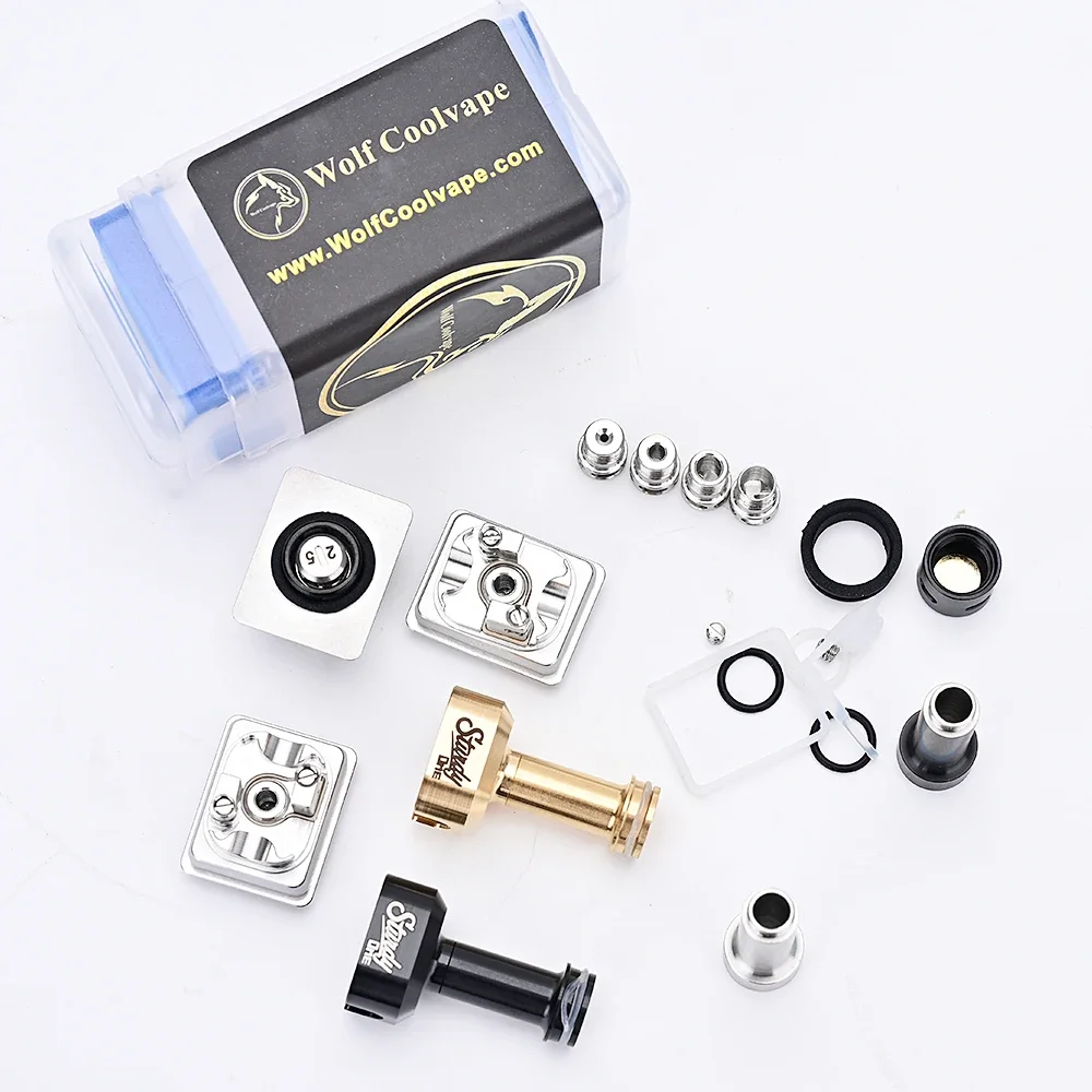 Wolfcoolvape RBA ทนทาน One Boro ชุดถังสําหรับ dotAIO V1 V2 Lite BB Billet กล่อง Mod Vape Atomizer Rebuildable ชุดถัง