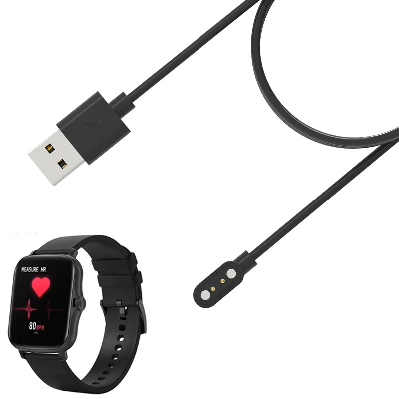 Caricabatterie Smartwatch cavo di ricarica USB cavo di ricarica per SITLOS SQR P8 Plus/Mix/BR Colmi P9 P28 MISTEP LEMFO Y20 accessori per orologi