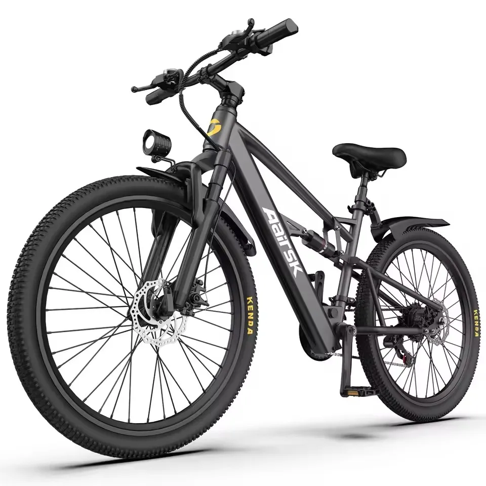 

26" Electric Bike,750W Peak Motor,Step-Through Ebike Adults,Up to 40miles,25MPH Urban Commuter E-Bike 21 Speed&Dual Suspension