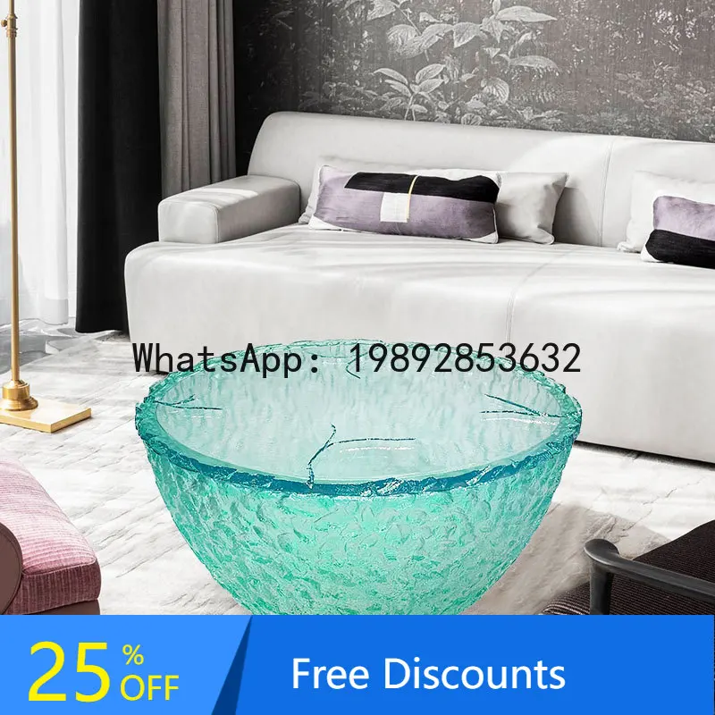 

LYY Modern Abstract Transparent Resin Coffee Table Sculpture Ornament Hotel Lobby Modern Creative Decoration Manufacturer