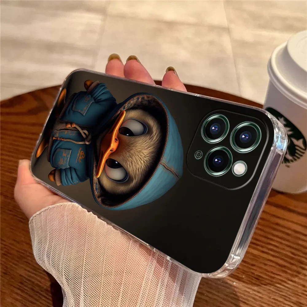 Duck Dog Frog Tiger Monkey Cartoon Case For Apple iPhone 17 16 15 14 13 12 11 Pro Max 16 Plus 16E 17Air 17Pro Phone Cover Funda view 5