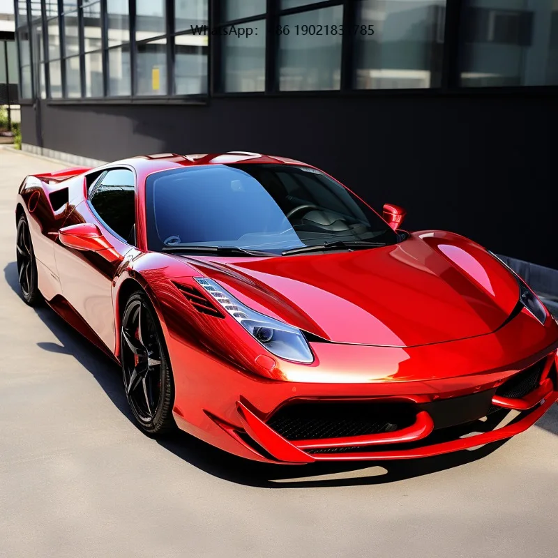 Manufacturer Car Packaging Sand Gloss Red Car Packaging Vinyl High Quality Red Carbon Fiber Vinyl Packaging