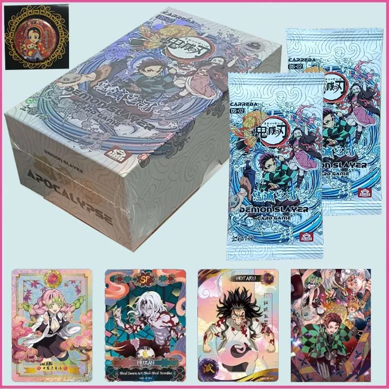 Aikaho Demon slayer DS-02 Apocalypse Trading Card booster box Anime Hobby Collection Tanjiro cards Nezuko card