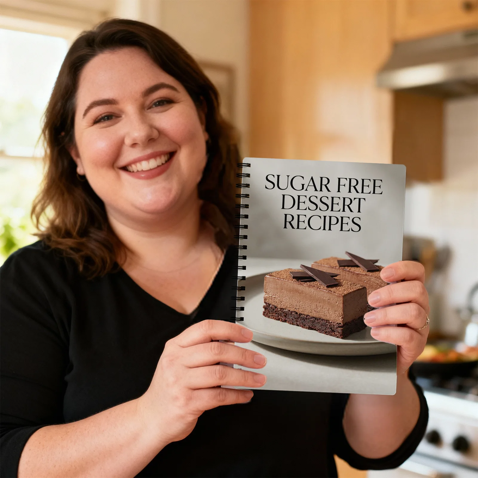 Recetas de Postres Sin Azúcar, Snacks Fáciles para Bajar de Peso, Golosinas Caseras Saludables, Recetas de Dulces Bajos en Calorías